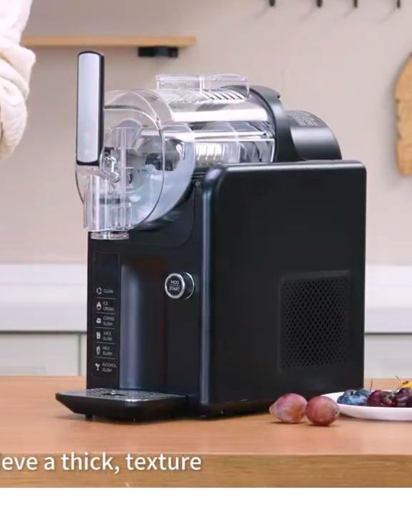 Commercial Soft Serve Ice Cream Machine for preparing creamy ice cream, slushies, and frozen drinks
