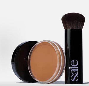 Saie large soft and portable makeup brush >
