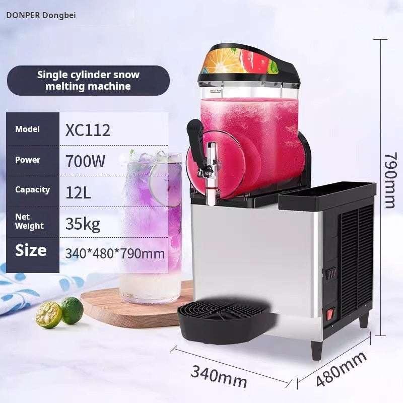 Dongbei Commercial Slush Machine with one tank for frozen slush drinks and juices