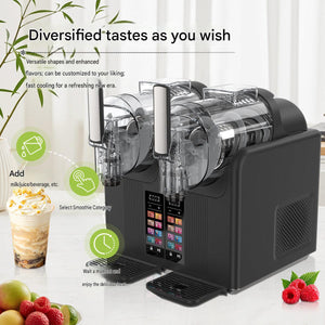 Dual Tank Smoothie Machine and Ice Cream Machine