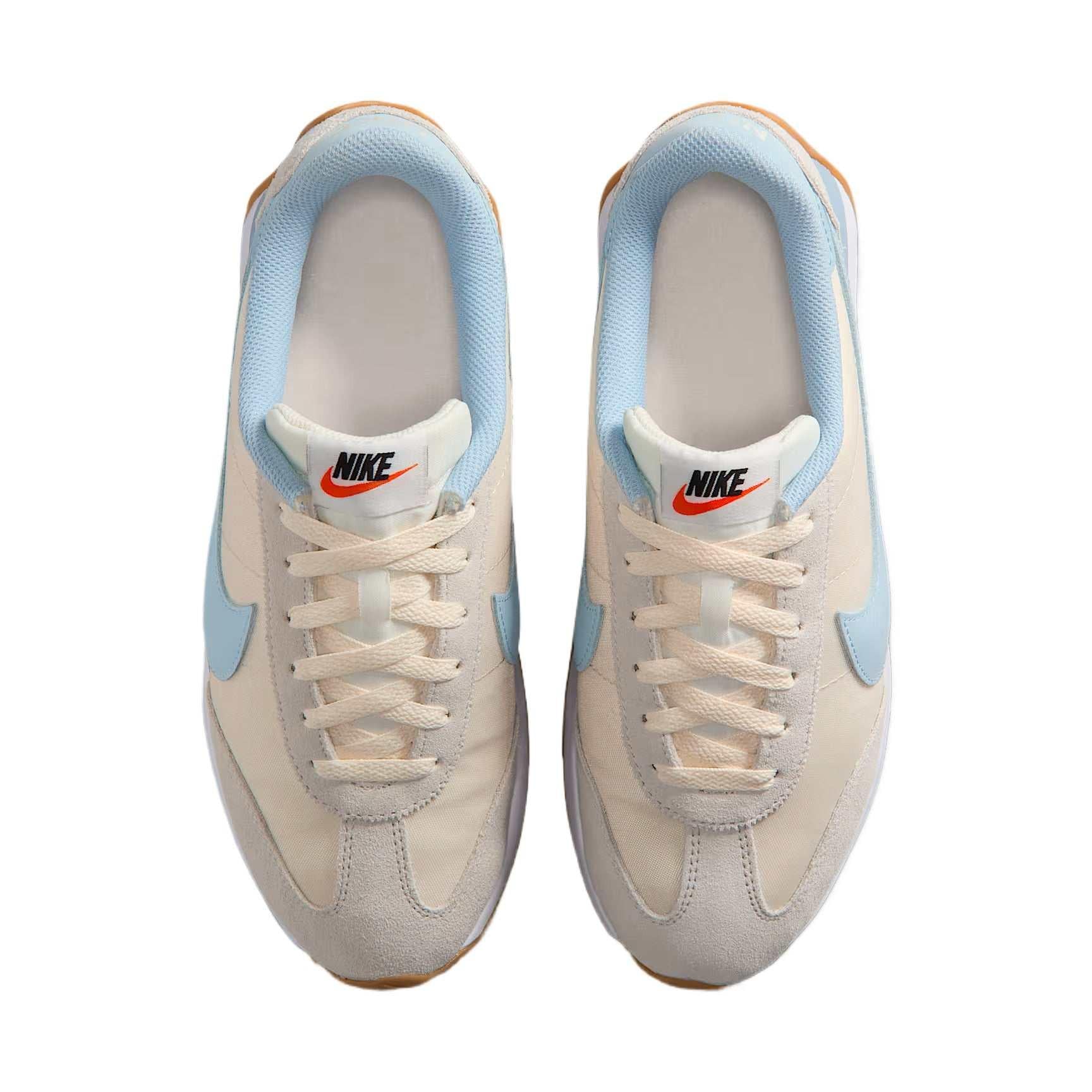 The top view highlights Nike Shoes craftsmanship, showcasing the حذاء نايك الأصلي مع حذاء رياضي أبيض بتصميم كلاسيكي مريح ضمن أفضل موديلات شوز نايك وتصاميم nike schuhe.