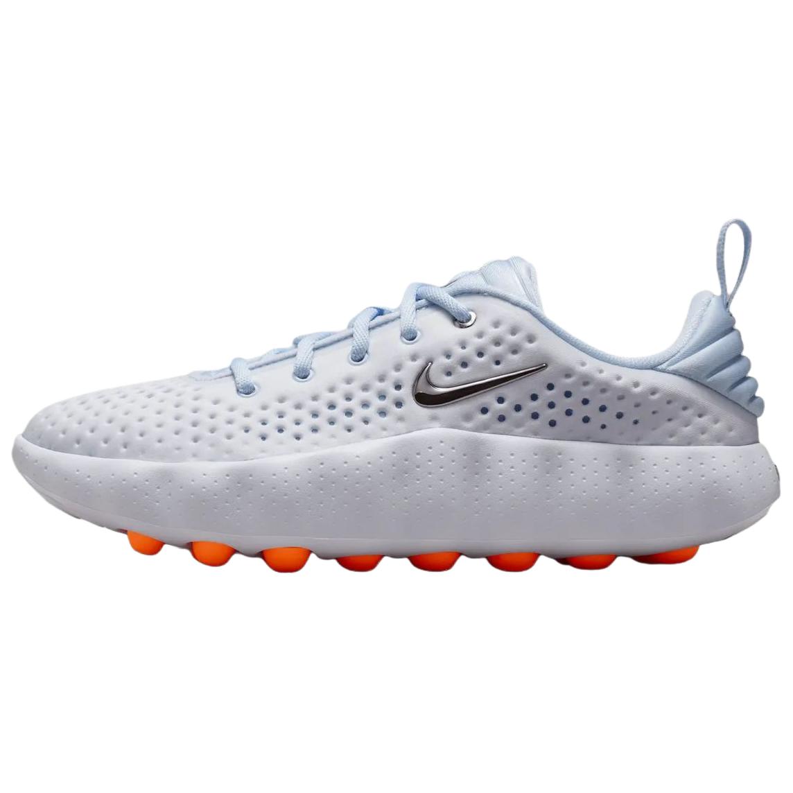 Nike Shoes Mind White Shoes with Unique Orange Outsole - حذاء أبيض بنعل برتقالي مميز شوز نايك | nike schuhe | Nike Shoes