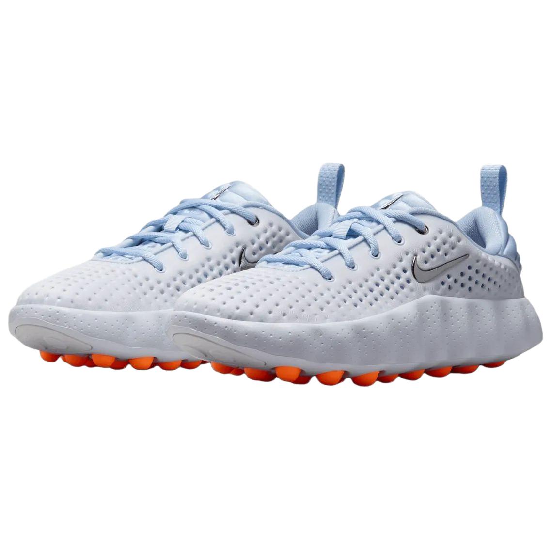 Nike Shoes Mind White and Orange Perspective View - شوز نايك أبيض بنعل برتقالي مميز | nike schuhe | Nike Shoes