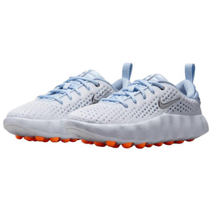 Nike Shoes Mind White and Orange Perspective View - شوز نايك أبيض بنعل برتقالي مميز | nike schuhe | Nike Shoes