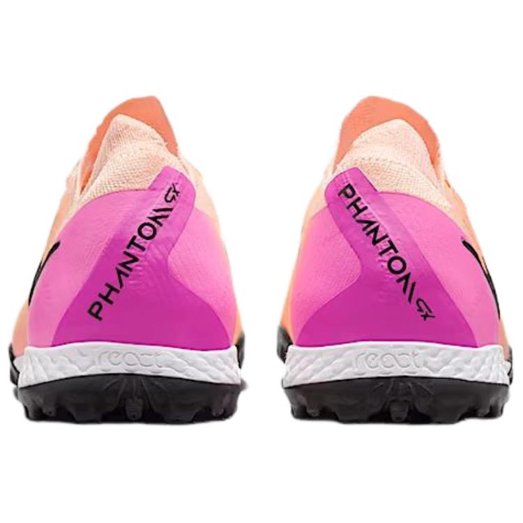 Nike Shoes Phantom GX Orange and Pink Back View - شوز نايك برتقالي وزهري من الخلف | nike schuhe | Nike Shoes
