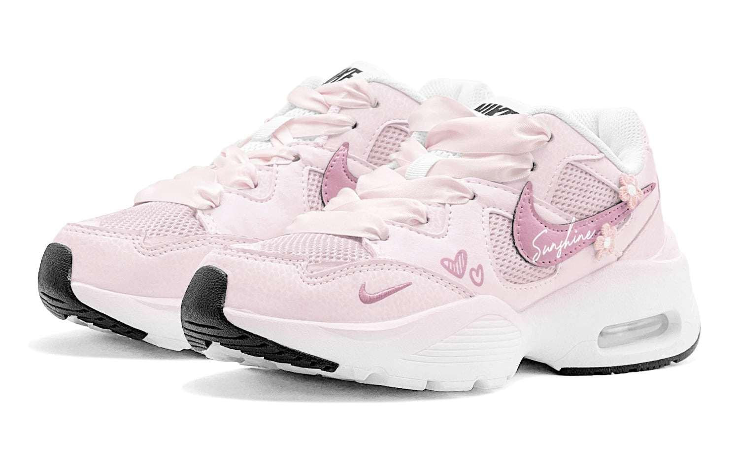 Nike Shoes Women Pink Sunshine Perspective View - حذاء نايك الأصلي وردي مائل | nike schuhe | Nike Shoes