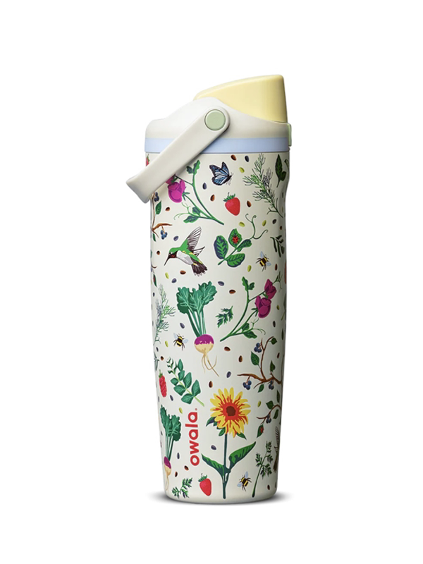 Owala New Mother's Day Garden 30oz 890ml Large Capacity Insulation Straw Cup Handle Sports Cup