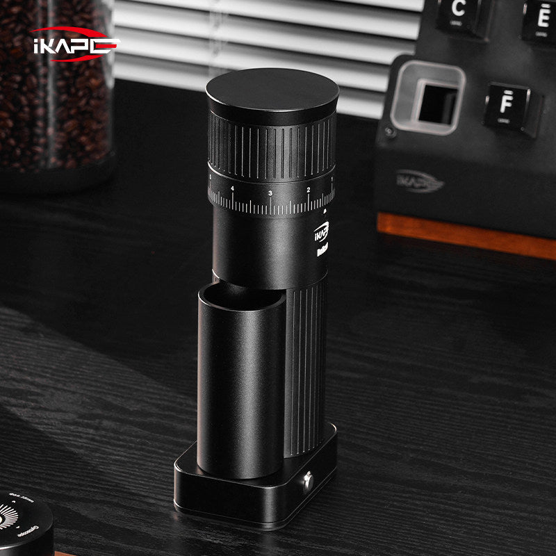 IKAPE Coffee Platinum Rotary Electric Coffee Grinder Hand Drip Italian Freshly Ground Coffee Grinder Small Grinder