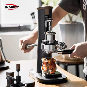 IKAPE Coffee Maker Yaoguang i9 Hand-cranked Coffee Machine Espresso Manual Transformer E61 Hand-cranked Coffee Machine 58mm
