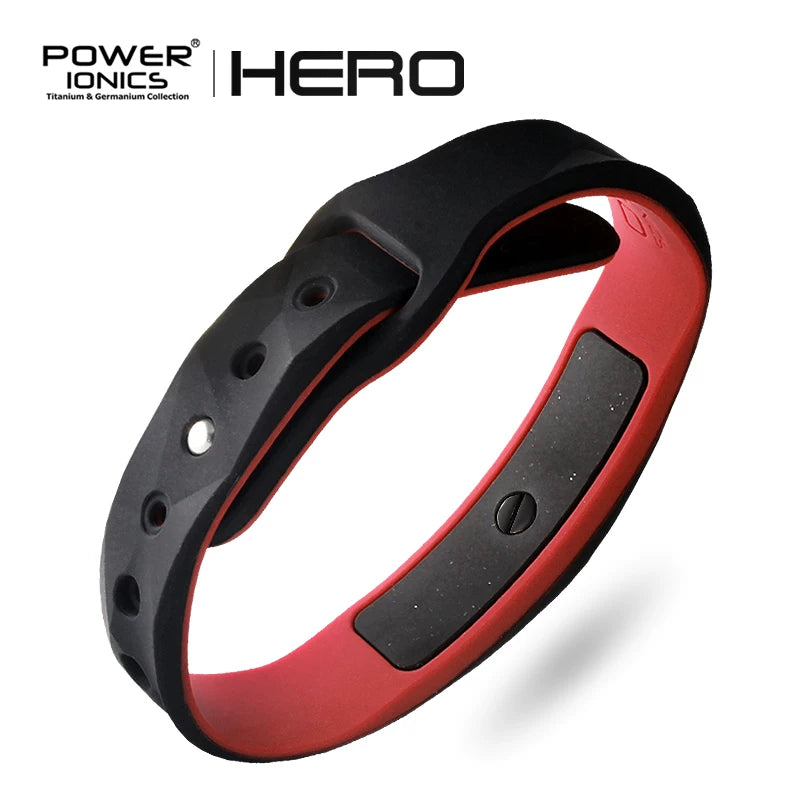 power ionics new sports waterproof mineral bracelet bracelet for boyfriend lettering gift Spiderman couple