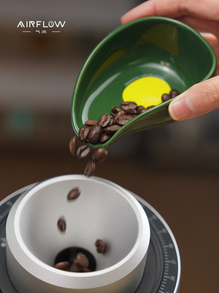 AIRFLOW Xiaomang Coffee Weighing Bean Saucer Hand Pour Italian Weighing Coffee Bean Tray Divided Plate Coffee Bean Bowl