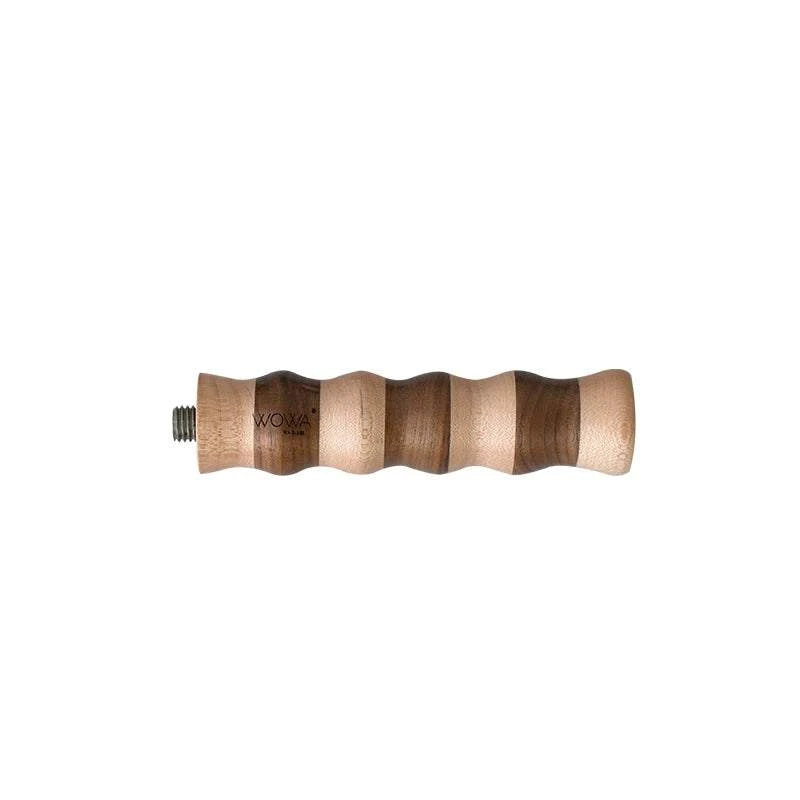مقبض Portafilter خشبي M10 مدمج من خشب الجوز والقيقب.