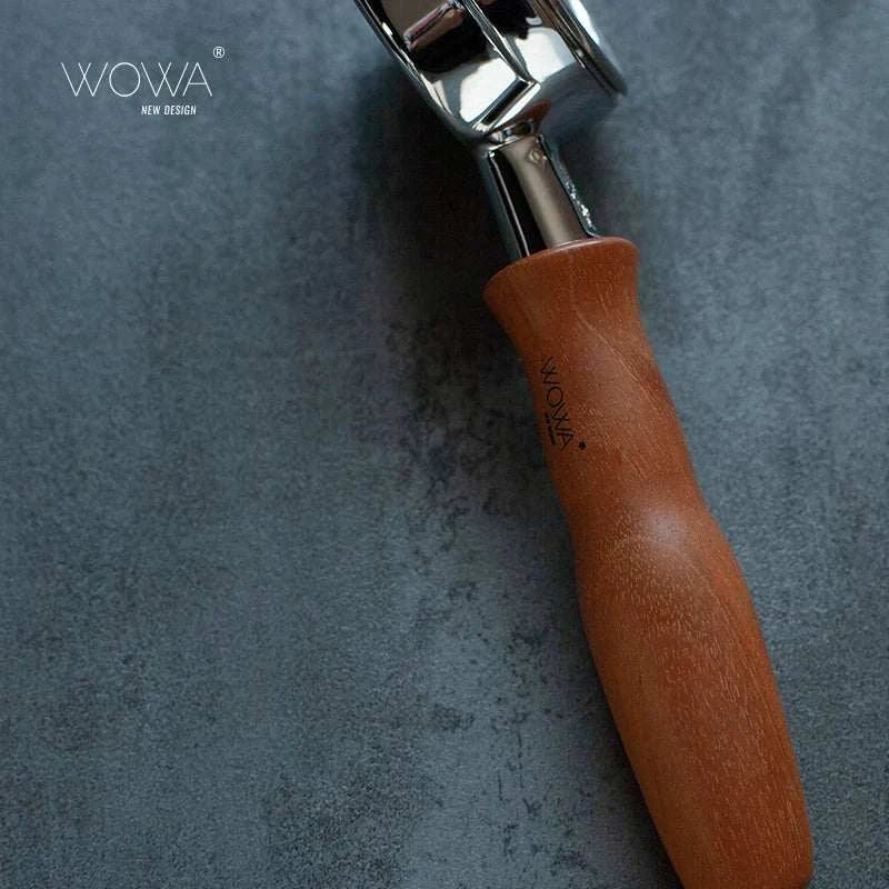مقبض بورتافلتر خشب طبيعي M10 Portafilter Handle.
