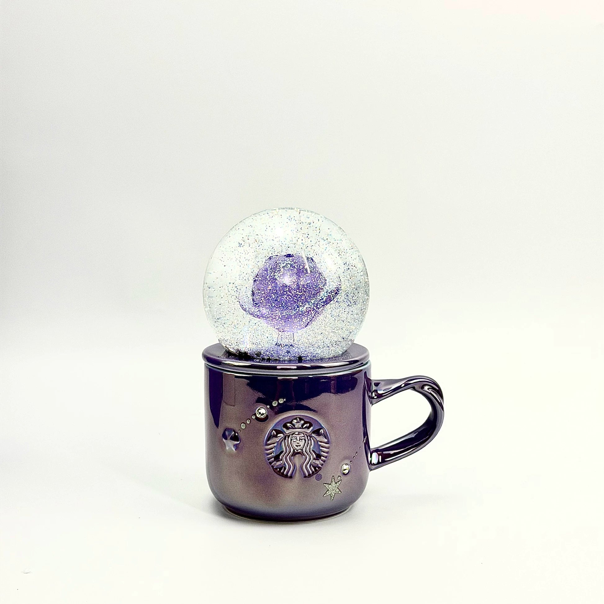 Starbucks Cup 2026 Purple Night Galaxy Series Purple Colorful Galaxy Crystal Ball Shaped Diamond Mug