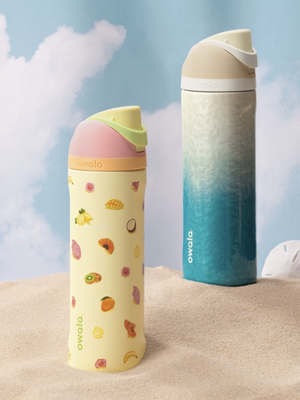 Owala's new anniversary limited tropical fruit insulated cup large capacity 24oz straw water cup FreeSip
