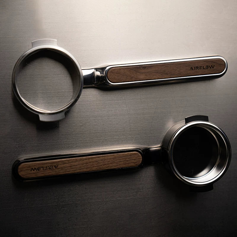 AIRFLOW Liberator Flat Mirror Integrated Flat Bottomless Espresso Machine Handle Hot Mom E61 Universal