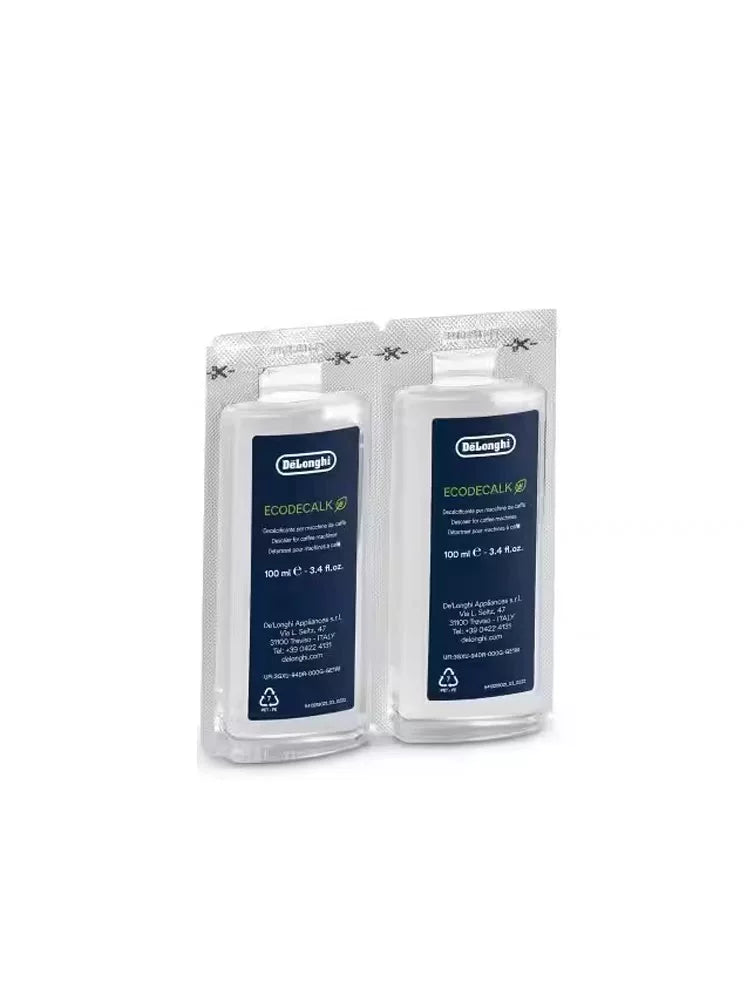 Delonghi Original Imported Delong Special Descaling Remover, Water Softener Cleaning Agent Maintenance Liquid 100ml, 2 boxes, 1 bottle