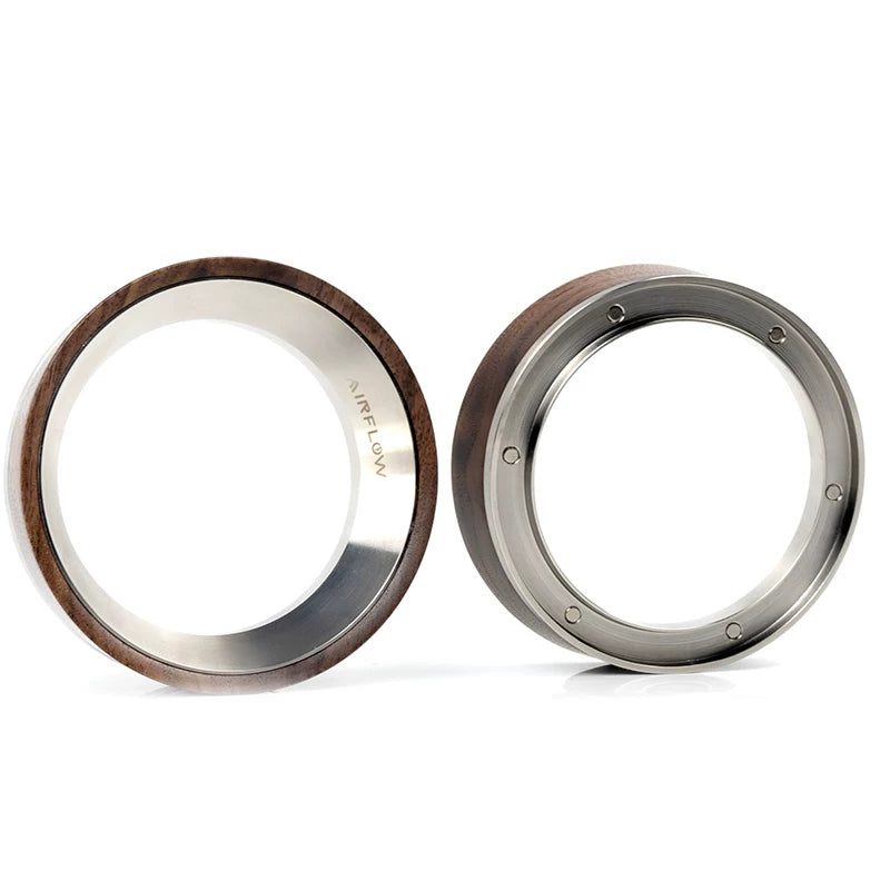 AIRFLOW Magnetic Powder Ring Espresso Maker 58mm Stainless Steel Powder Adapter Cloth Powder Ring Anti-Flying Powder