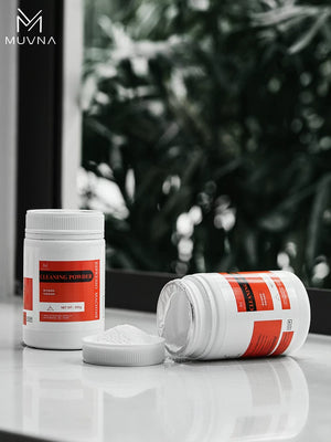 MUVNA Commercial Cleaning Powder for Coffee Machine: Household Brewing Head Scale Cleaning Powder 300g