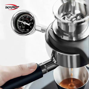 IKAPE Coffee Maker Yaoguang i9 Hand-cranked Coffee Machine Espresso Manual Transformer E61 Hand-cranked Coffee Machine 58mm