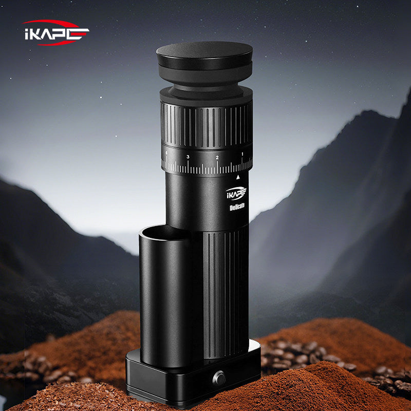 IKAPE Coffee Platinum Rotary Electric Coffee Grinder Hand Drip Italian Freshly Ground Coffee Grinder Small Grinder