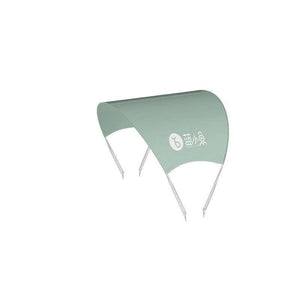 مسبح Swimming Pool مع زحليقة Slide ومظلة Sunshade لون أخضر.