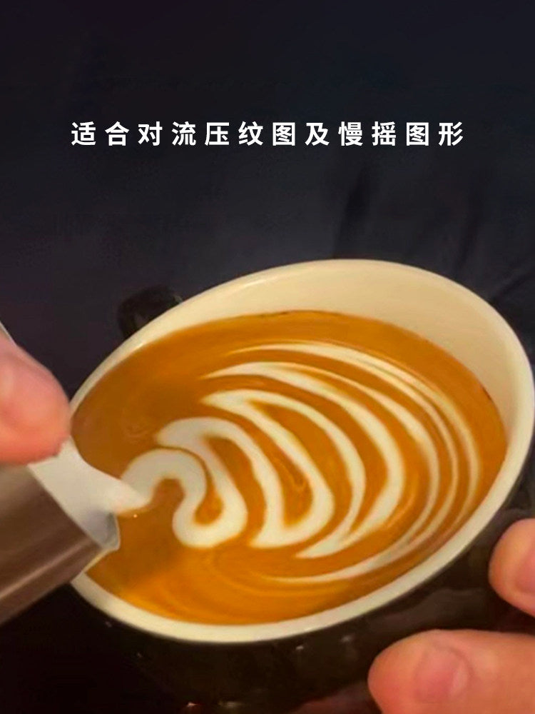 AIRFLOW airflow joint model Huijia diagonal pull cup 304 stainless steel milk bubble cup sessile milk tank