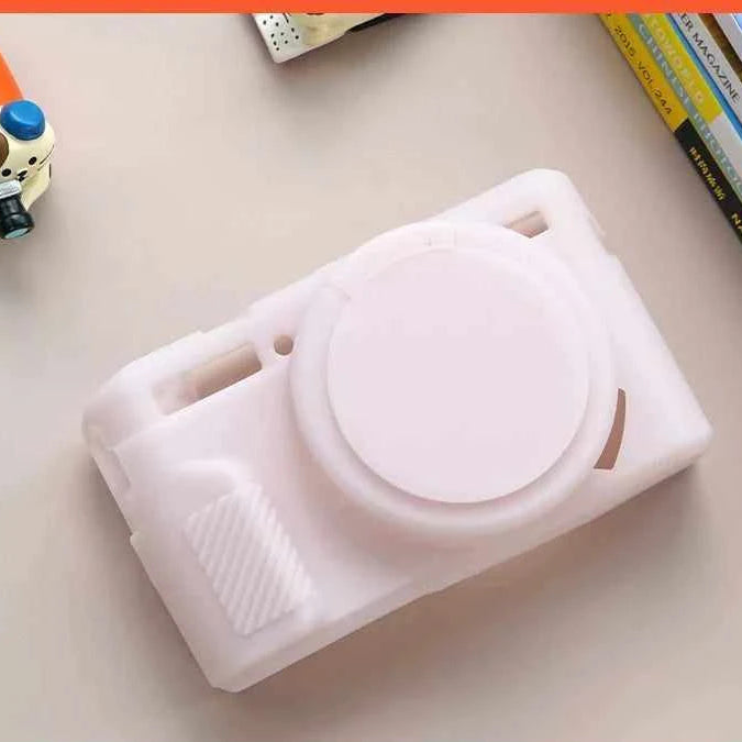 For Canon G7x2 Protective Case G7x3 Camera Bag Case Silicone Case Cute Card Dust Case Soft Case SX730 Portable Dropproof Accessories.