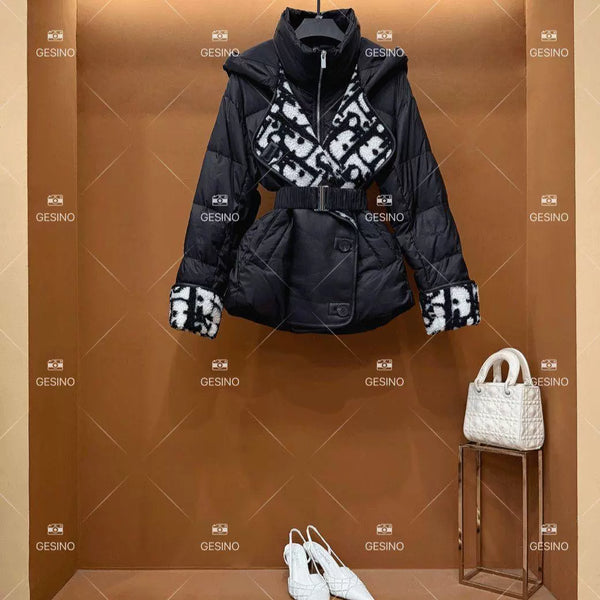 Winter new small fragrance French fashion versatile, new Chinese personality simple commuting young down jacket women