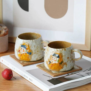 Yifang handmade coffee cup  Van Gogh صنلعة يدوية.