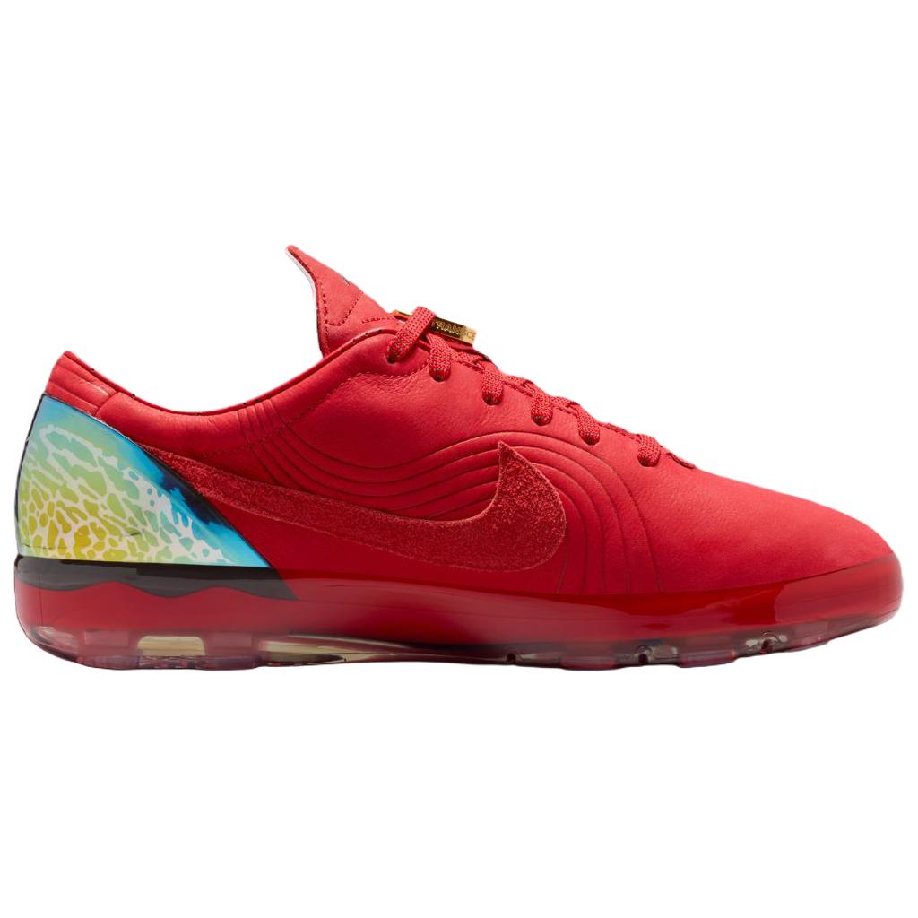 View the side profile of the حذاء نايك الأصلي featuring Nike Shoes design, representing the finest شوز نايك المميز مع حذاء جوردان أحمر رياضي | Jordan Red Sneaker وتصاميم nike schuhe.