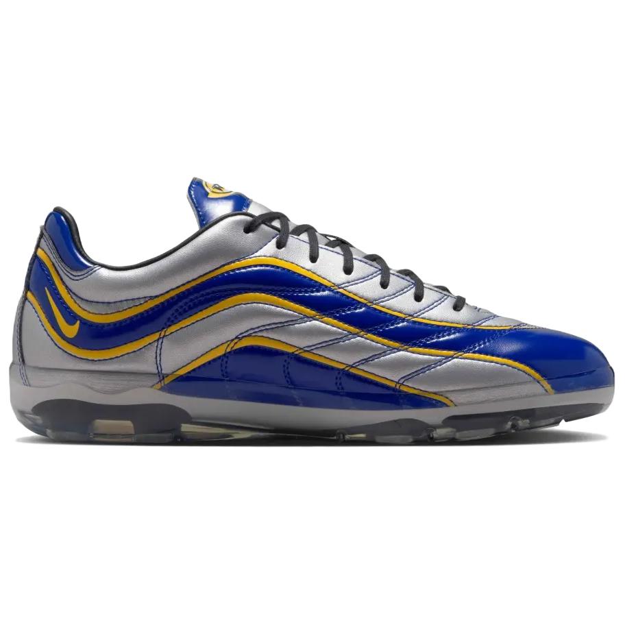 View the side profile of the حذاء نايك الأصلي featuring Nike Shoes design, representing the finest شوز نايك المميز مع حذاء نايكي اير ماكس R9 فضي | Nike Air Max Mercurial R9 Silver وتصاميم nike schuhe.