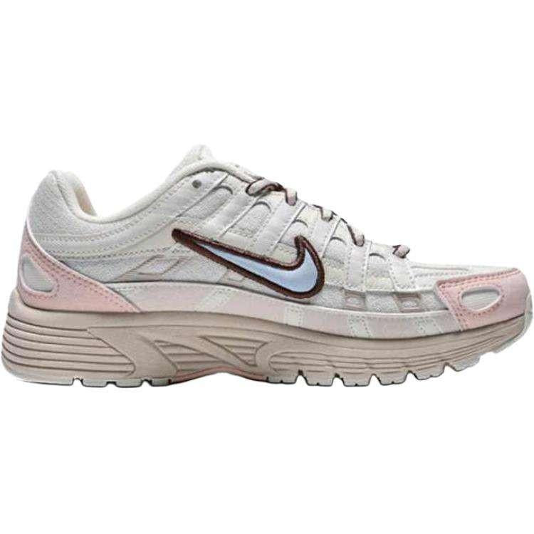 View the side profile of the حذاء نايك الأصلي featuring Nike Shoes design, representing the finest شوز نايك المميز مع حذاء Nike P-6000 بلون بيج ورمادي وزهري وتصاميم nike schuhe.