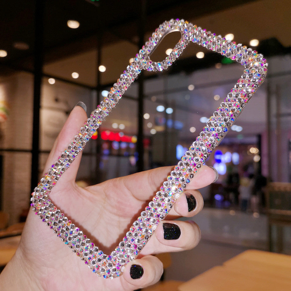 كفر iPhone مرصع بالكريستال اللامع لحماية أنيقة