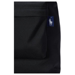 Polo Ralph Lauren logo zipper closure polyester backpack and backpack regular women's black style