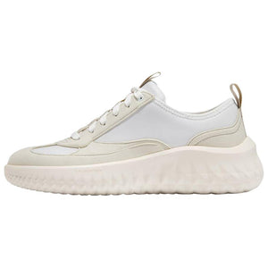 COLE HAAN ZEROGRAND Series Round Toe Versatile Thick Sole Low-Top Casual Shoes for Women, White