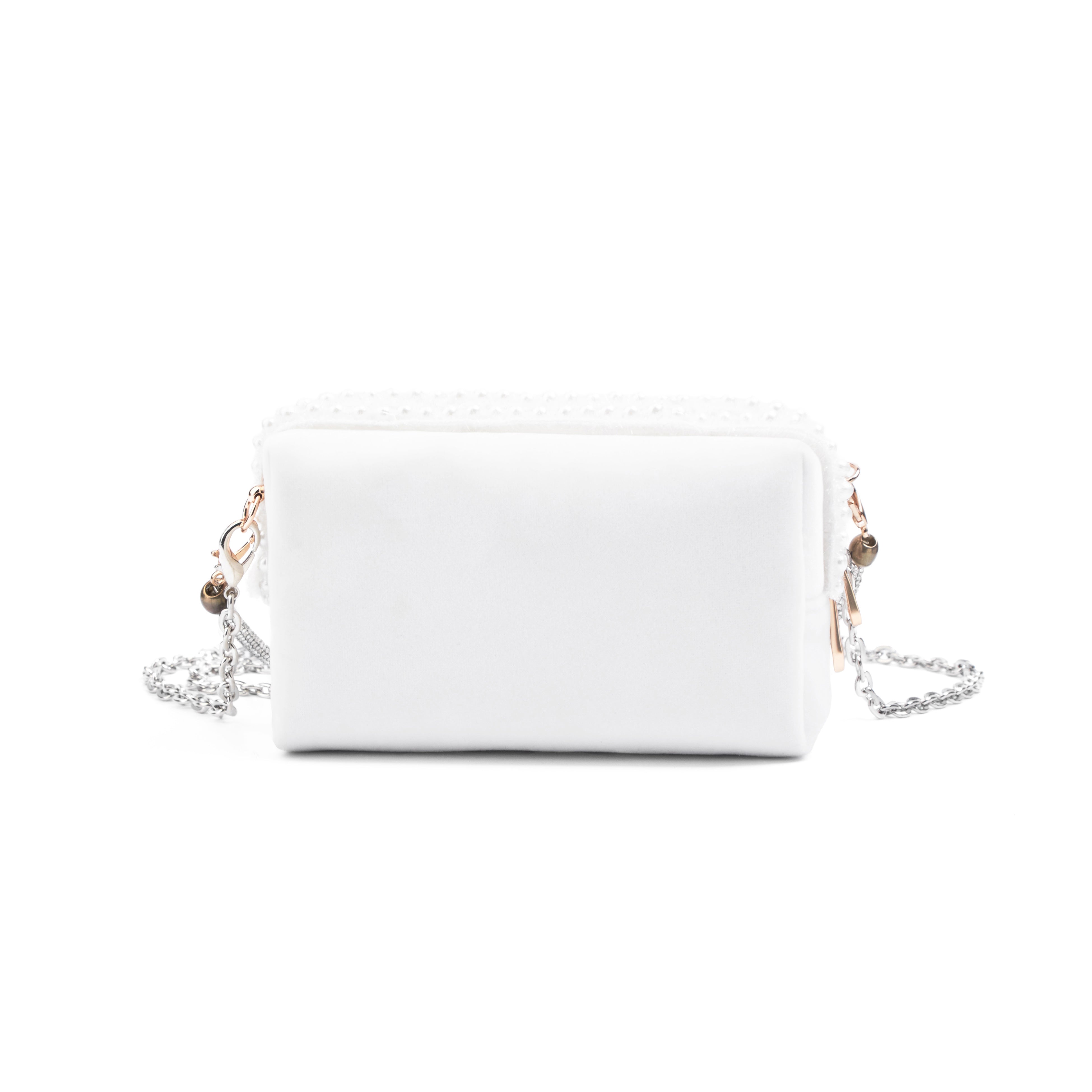 DIOR [Custom Makeup Bag] Little Flower Moonlight Butterfly Shadow Beautiful Romantic Elegant Butterfly Pearl Japanese Sweet Regular Velvet Makeup Bag