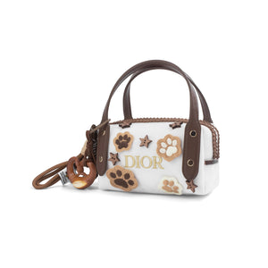 DIOR [Custom Makeup Bag] Little Flower Cute Claw Star Craftsmanship Simple High-End Vintage Gentle Sweet Cool Style Regular Velvet