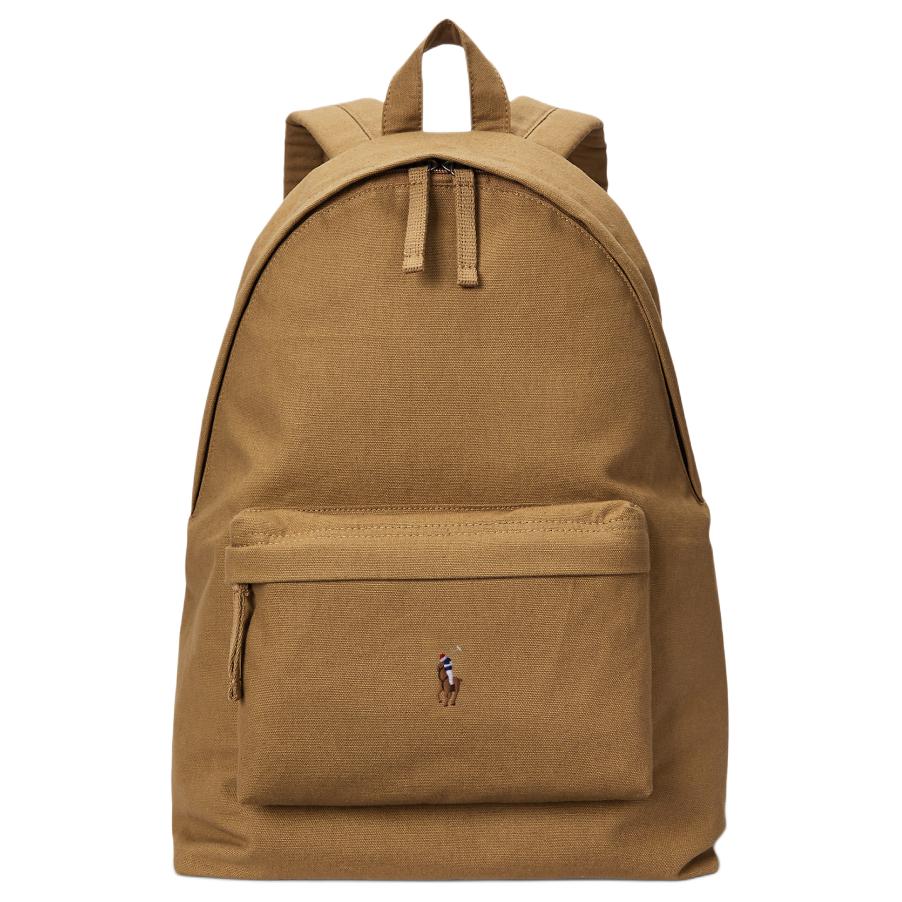 Polo Ralph Lauren Signature Pony Emblem Fabric Backpack Men's Brown-Yellow