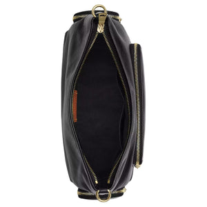 COACH Laurel 30 Zipper Detachable Shoulder Strap Leather Single Shoulder Bag Large Women's Black