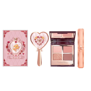 CT × Butter Bear Four-Color Eyeshadow + Aqua Glow Thousand Gold Tube Makeup Set 520 Limited Gift Box Long-lasting, easy to apply and translucent, boosts complexion