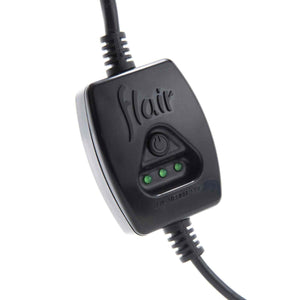 وحدة التحكم في التسخين المسبق لآلة قهوة Flair 58 Plus preheat controller close-up view.