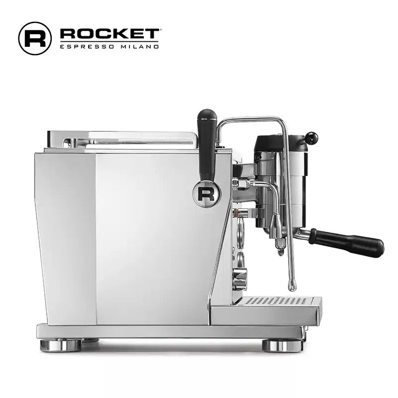 البروفايل الجانبي لـ مكينة قهوه Rocket R9 ONE side profile view.
