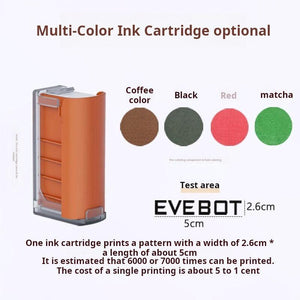 خرطوشة حبر طعام لـ EVEBOT  PrintPen بـ 4 ألوان اختيارية آمنة ومعتمدة.