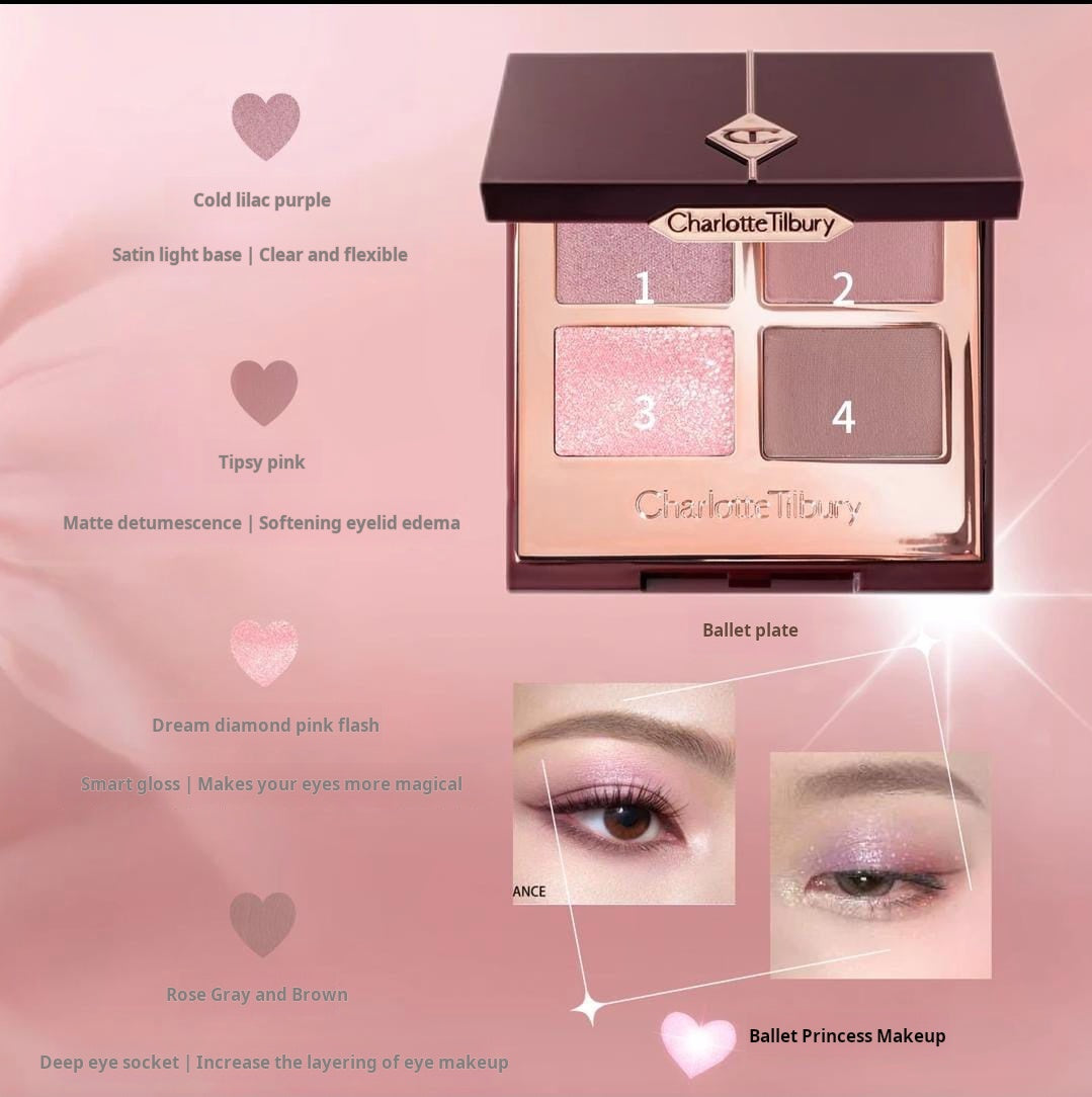 Charlotte Tilbury Luxury Eyeshadow Palette - Pillow Talk (5.2g)