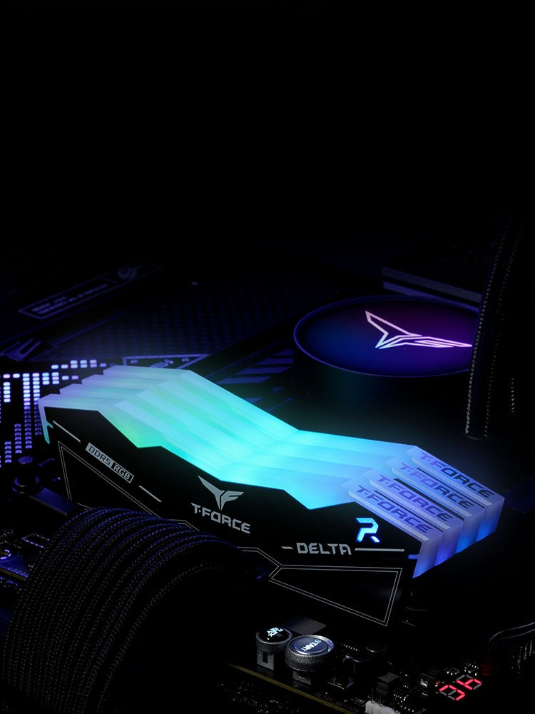 ذاكرة عشوائية RAM T-Force Delta RGB DDR5 بسعة 32GB