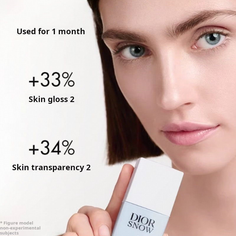 DIOR Snow Crystal Primer Moisturizing Sunscreen Concealer Brightening Skin Tone 30ml